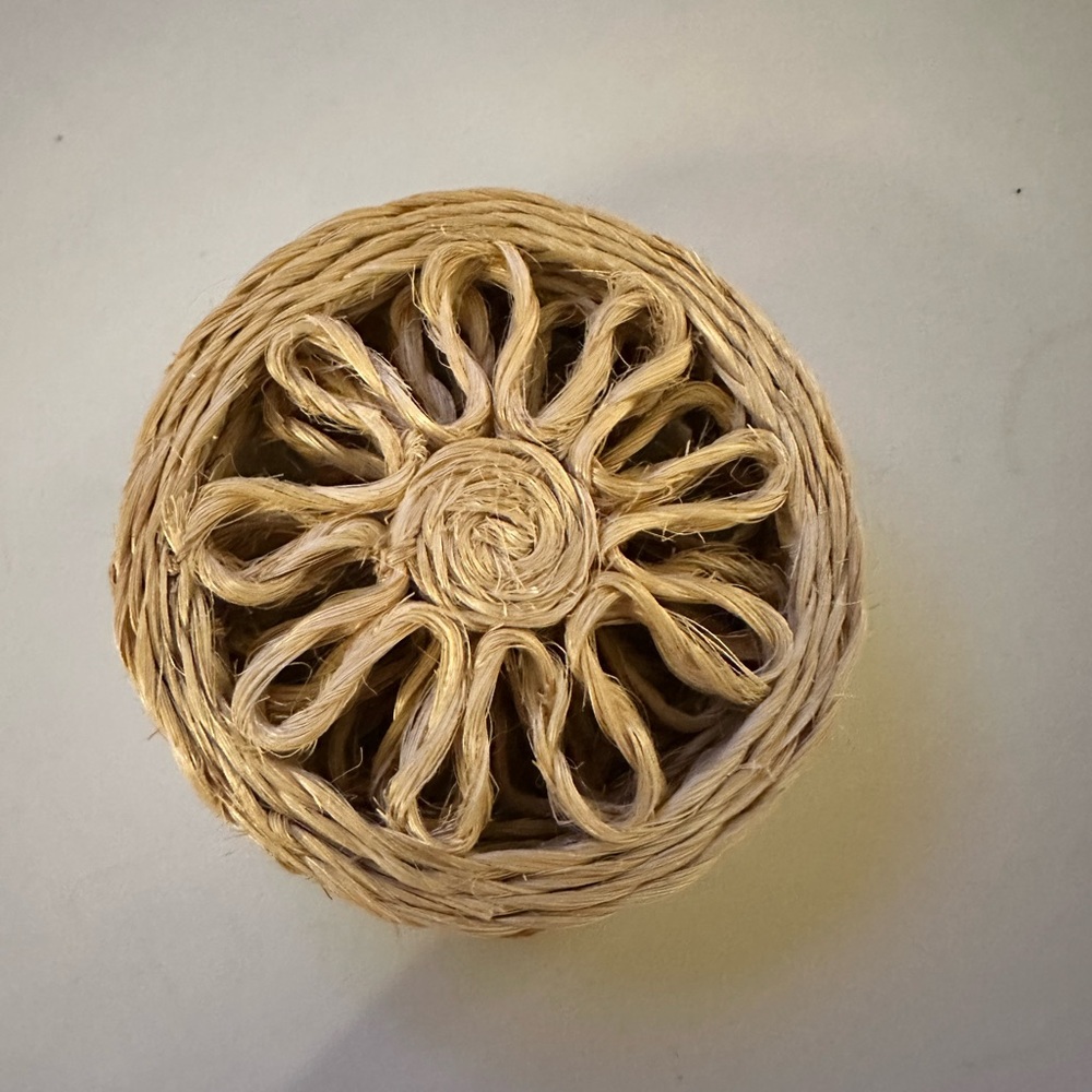 Aerin Raffia Coasters - Picture 3 of 5